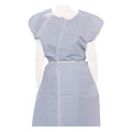 Exam Gown, Poly/Tissue, Blue, PK50