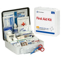 First Aid Kit and Housing, Metal 184 Components, 50 People Served