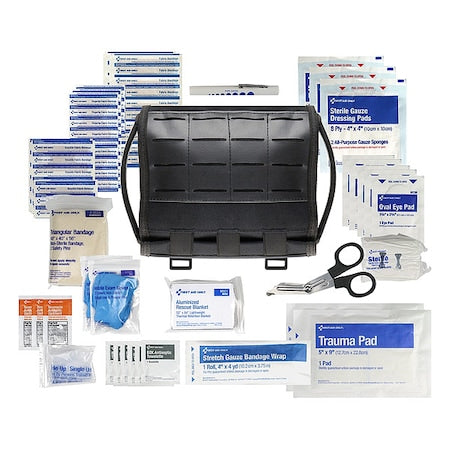 First Aid Kit, Fabric Kit, 93 Components, 24 People Served