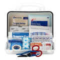 First Aid Kit and Housing, Plastic 70 Components, 10 People Served