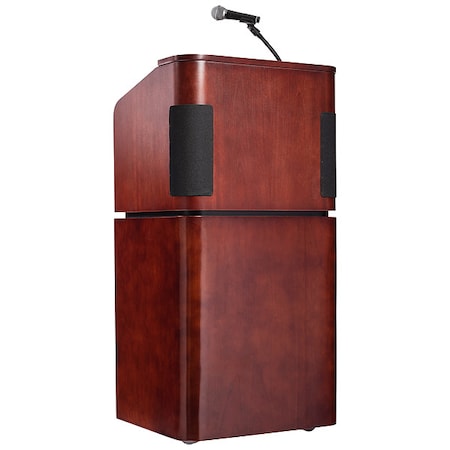 Table and Base Combo Sound Lectern with Wireless Headset Mic