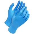 Disposable Gloves, 5 mil Palm, Tripolymer, Powder-Free, L, 100 PK, Blue