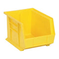 Hang & Stack Storage Bin, Polypropylene, Yellow, 7 in H, 8 1/4 in W, 10 3/4 in L