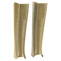 Gaiters, Plastic, Black, Size 19 H (Front)/15 H (Back) in