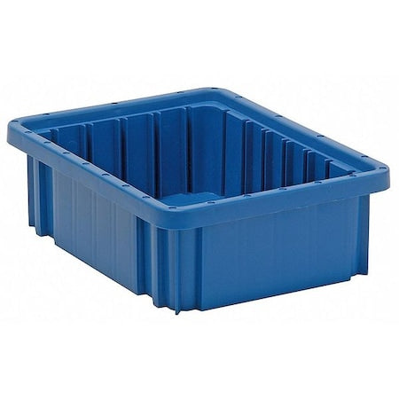 Divider Box, 10-7/8x8-1/4x3-1/2 In, Blue