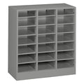 Literature Sorter 21 Compartments, Medium Gray