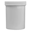 WHITE PP JAR WITH CAP FOR RGM2, PK12
