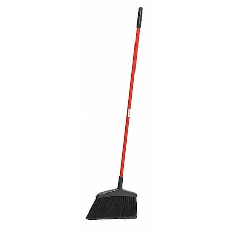 15 in Sweep Face Angle Broom, Black
