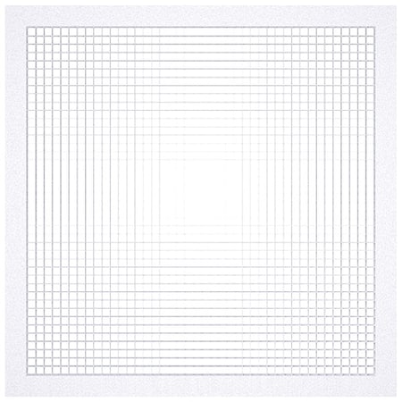 Return Air Grille 23.75 X 23.75, Powder Coated, Aluminum