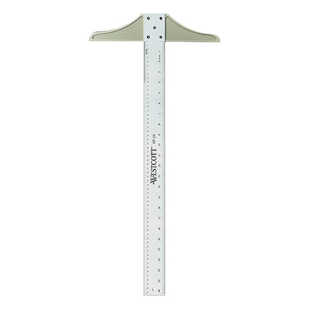 T-Square, Aluminum, Metal, 24in