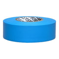 Flagging Tape, No Legend, Fluorescent Blue, 1 3/16 in Wide x 150 ft Length, Vinyl, 5 mil