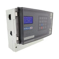 Clock,Gray/Blk Case,LCD,11"" W,8 Circuits
