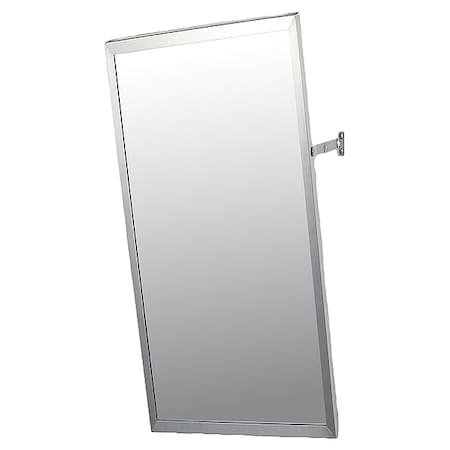18"" x 36"" Surface Mounted Adjustable Tilt Washroom Mirror