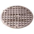 Grate, Bronze, Round, 7-5/8 in Dia