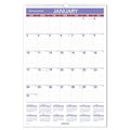Erasable Wall Calendar, 15.5 x 22.75, White Sheets, 12-Month (Jan to Dec): 2025