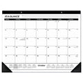 22 x 17"" One-Color Desk Pad Calendar, White