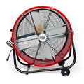 Standard-Duty Industrial Fan W/ 24 in Blade Dia, 2800/4000 cfm, 120V AC, 1/4 HP, 7.5 ft Cord