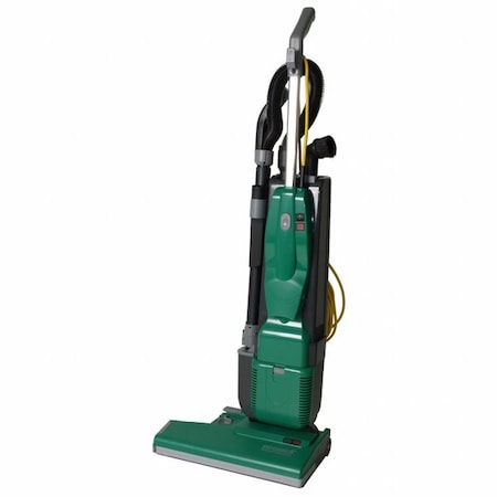 Upright Vacuum, 18" Cleaning W, 41 ft Cord