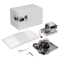 Housing Kit, White, Powder Coated, Steel