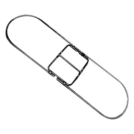 Dust Mop Frame, Black Coated, 5" X 36"
