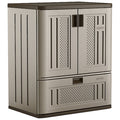 Plastic Storage Cabinet, 20"x36", Platinun