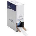 Sleeve Label, White, Polyolefin, 1 in W