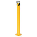 Bollard , 48 in H, Yellow , Carbon Steel