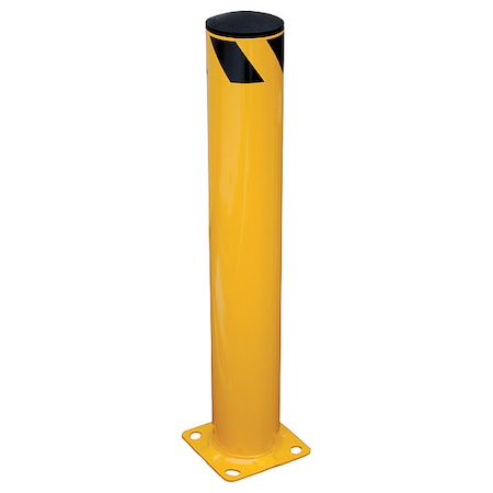 Bollard, 8 in. L, 36 in. H, 26 lb.