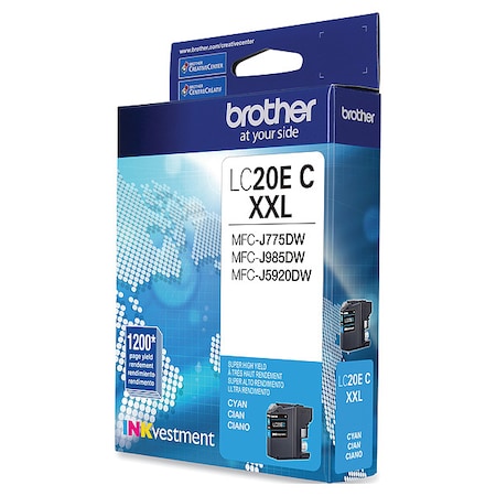 Ink Cartridge, Suprhi, Lc20 Yield, Cyan