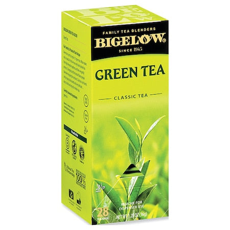 Tea, Green Tea, Tea Bag, Caffeinated, Tea, 0.33 lbs, 28 PK