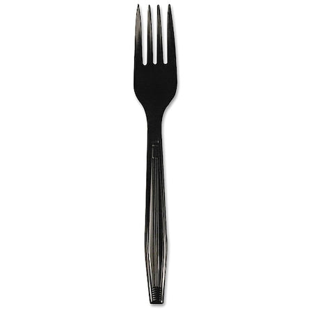 Disp Fork, Black, Heavy, PK1000