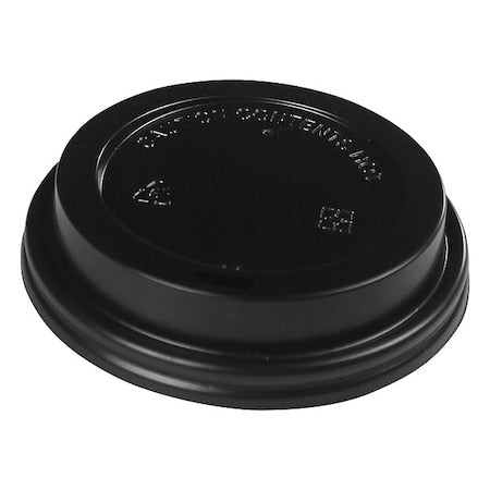 Disp Hot Cup Lid, 10oz-20oz, Black, PK1000