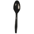 Disposable Spoon, Black, Heavy, PK1000
