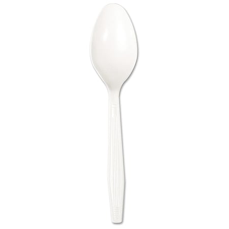 Disp Spoon, White, Heavy, PK1000