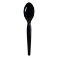 Disposable Teaspoon, Black, Plastic, PK1000