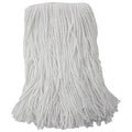 1.25 in Cut-End Wet Mop, White, Rayon, PK12, UNS 2016R