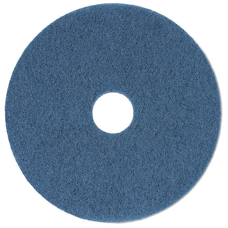 Scrubbing Floor Pads, 20", Blue, PK5