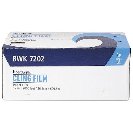 Film Wrap, Plastic, Standard, 2000 ft., 12"