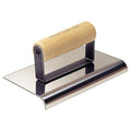 Concrete Sidewalk Edger, SS, 6"L, 1/2" Lip