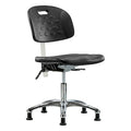 ESD Task Chair, No Arms, 17-3/4" to 23" Height, Black