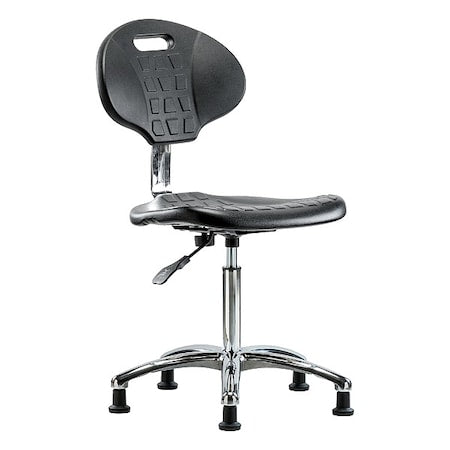 ESD Task Chair, No Arms, 19-1/2" to 27" Height, Black