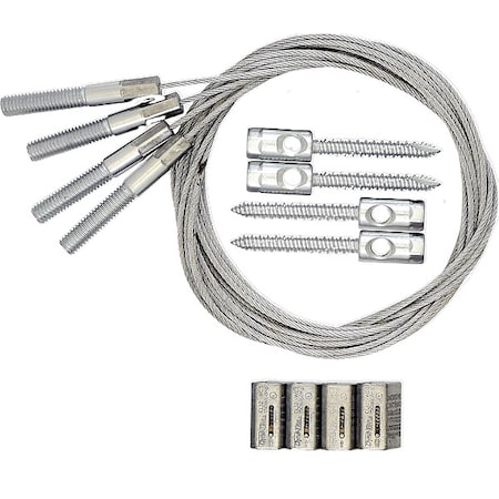 Suspension Kit,w/ Dual Hanger,250 lb