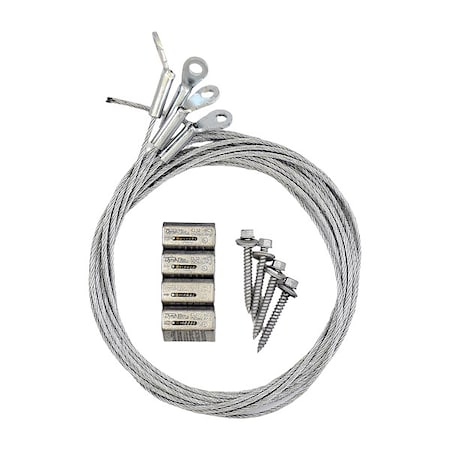 Suspension Kit,w/ 3/4"" Tech Screw,150 lb