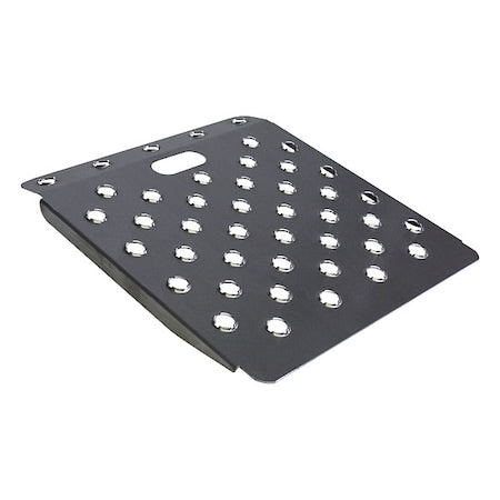 Curb Ramp, Aluminum, 22 In. W, 24 In. L