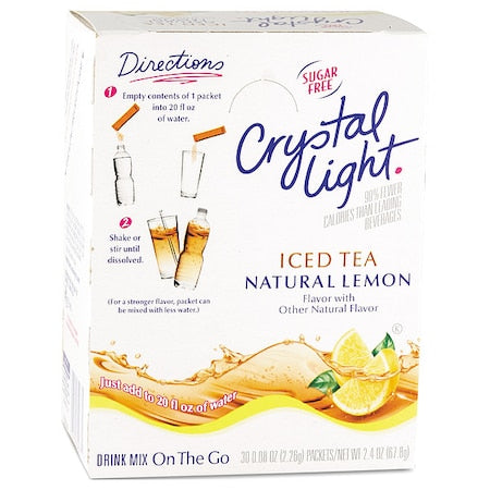 Tea, Lemon, Packet, Non-Caffeinated, Flavored Drink Mix, 0.16 oz, 30 PK