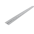 Piano Hinge, Steel, Full Surface Mounting, 1 1/2 in Leaf W x 72 in Leaf H, Mill