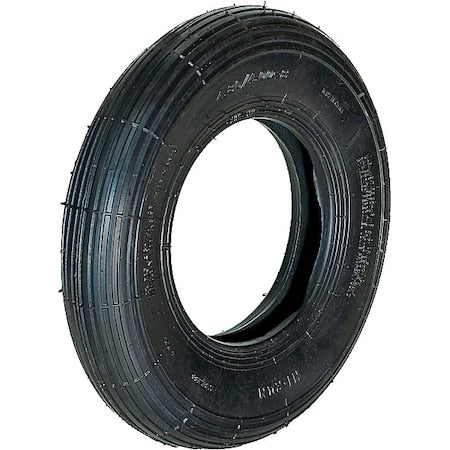 Wheelbarrow Tire, 4.80/4.00-84 Ply, Rib