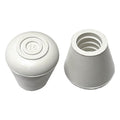 Protective Leg Tip, SlipOn, Rd, 31/64", PK25