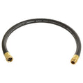 1/2 in ID x 6 ft L Garden Leader Hose, EPDM Tube, Black, Brass x Brass Fitting