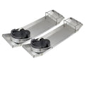 Concrete Slider Knee Board, Stainless, Pr